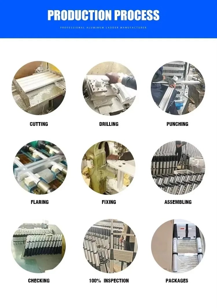 Home Improvement Industry - Scala Pieghevole in Alluminio MF-TLA112-6 3,2m